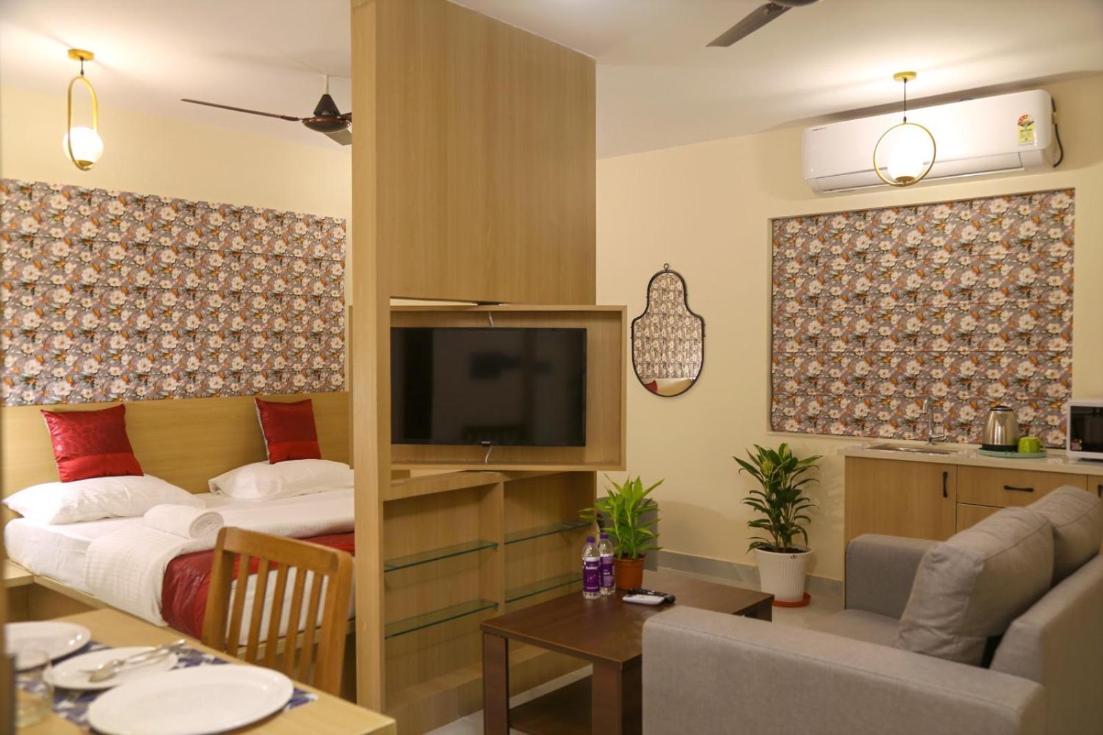 Lumis Studio Apartment Hyderabad Luaran gambar